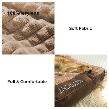 Grand coussin pour chien  doux  épais et résistant aux rayures