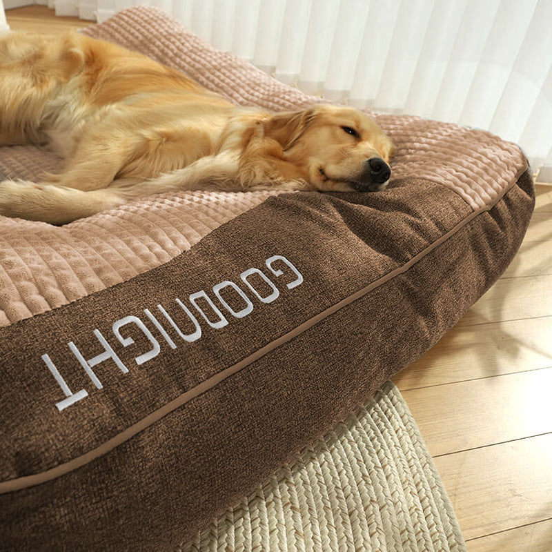 Grand coussin pour chien  doux  épais et résistant aux rayures
