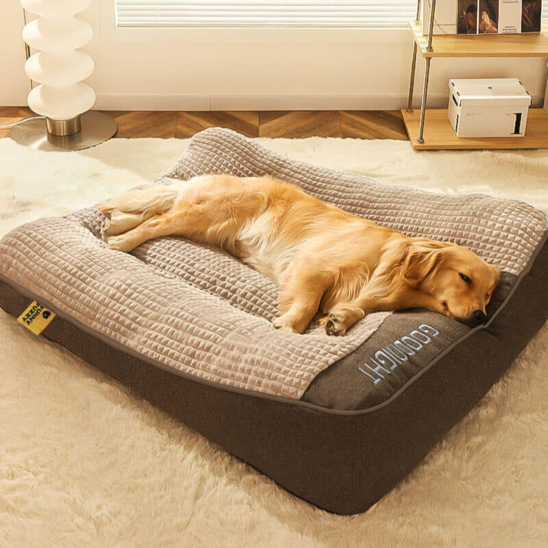 Grand coussin pour chien  doux  épais et résistant aux rayures