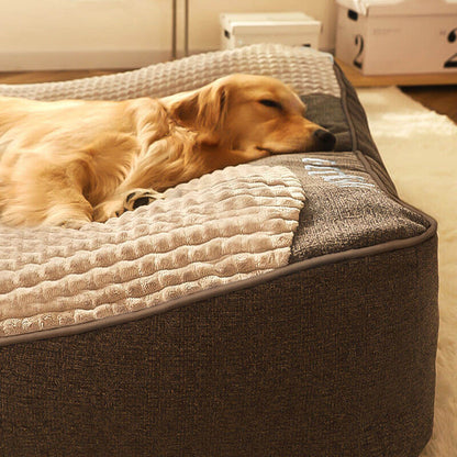 Grand coussin pour chien  doux  épais et résistant aux rayures