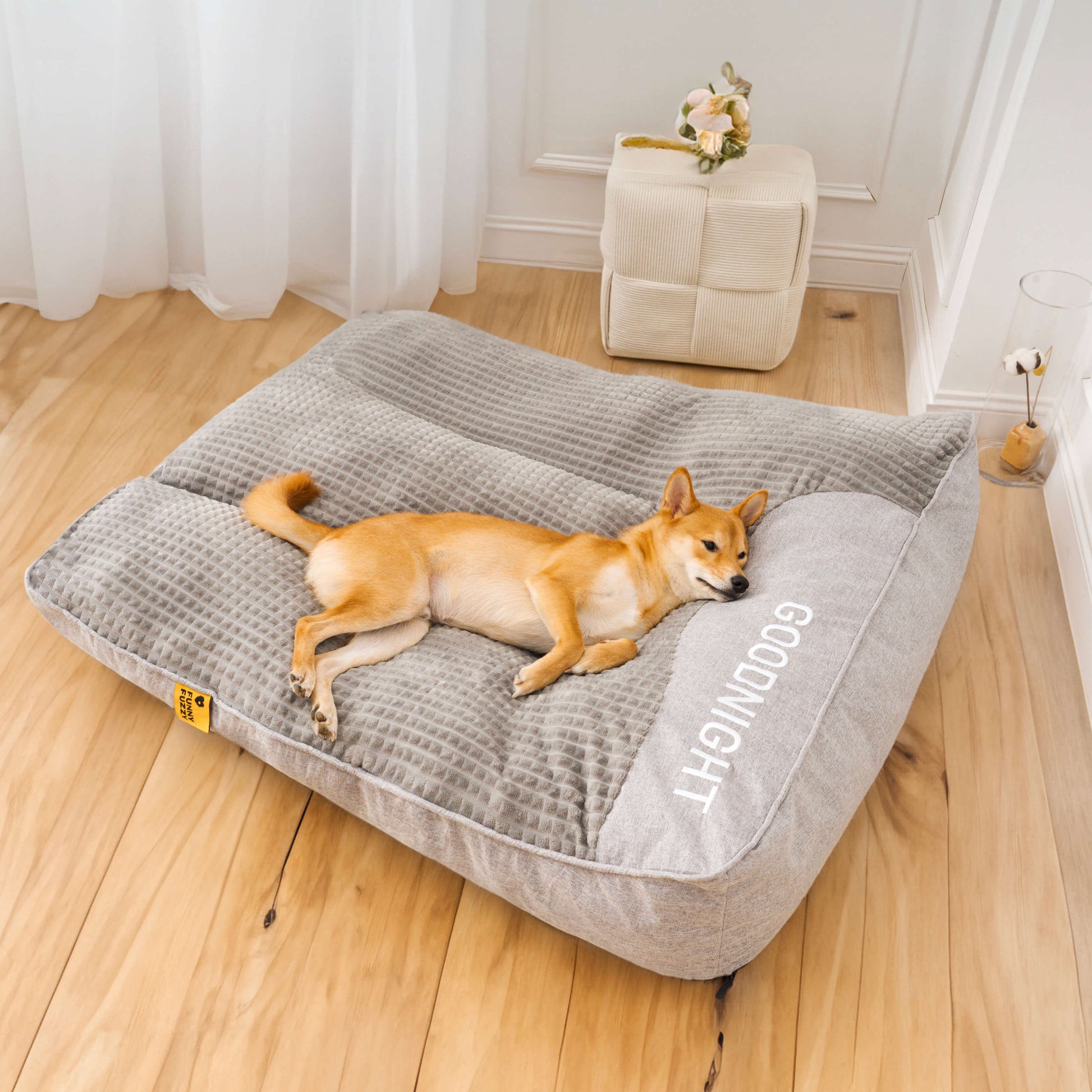 Grand coussin pour chien  doux  épais et résistant aux rayures