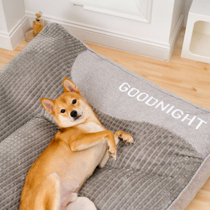 Grand coussin pour chien  doux  épais et résistant aux rayures