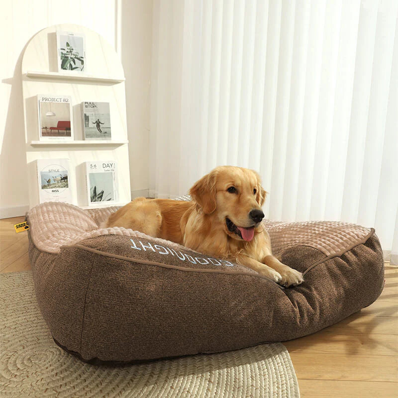 Grand coussin pour chien  doux  épais et résistant aux rayures
