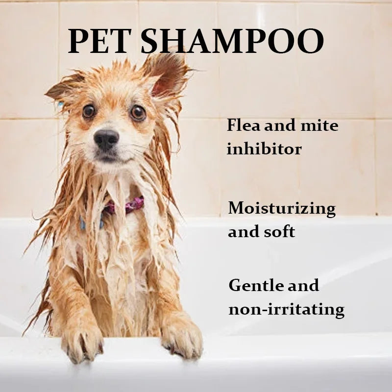 Soothing Oatmeal Puppy Shampoo for Sensitive Skin Hypoallergenic Formula with Aloe & Shea Butter to Moisturize & Calm Dryness