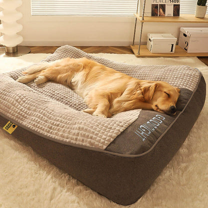 Grand coussin pour chien  doux  épais et résistant aux rayures