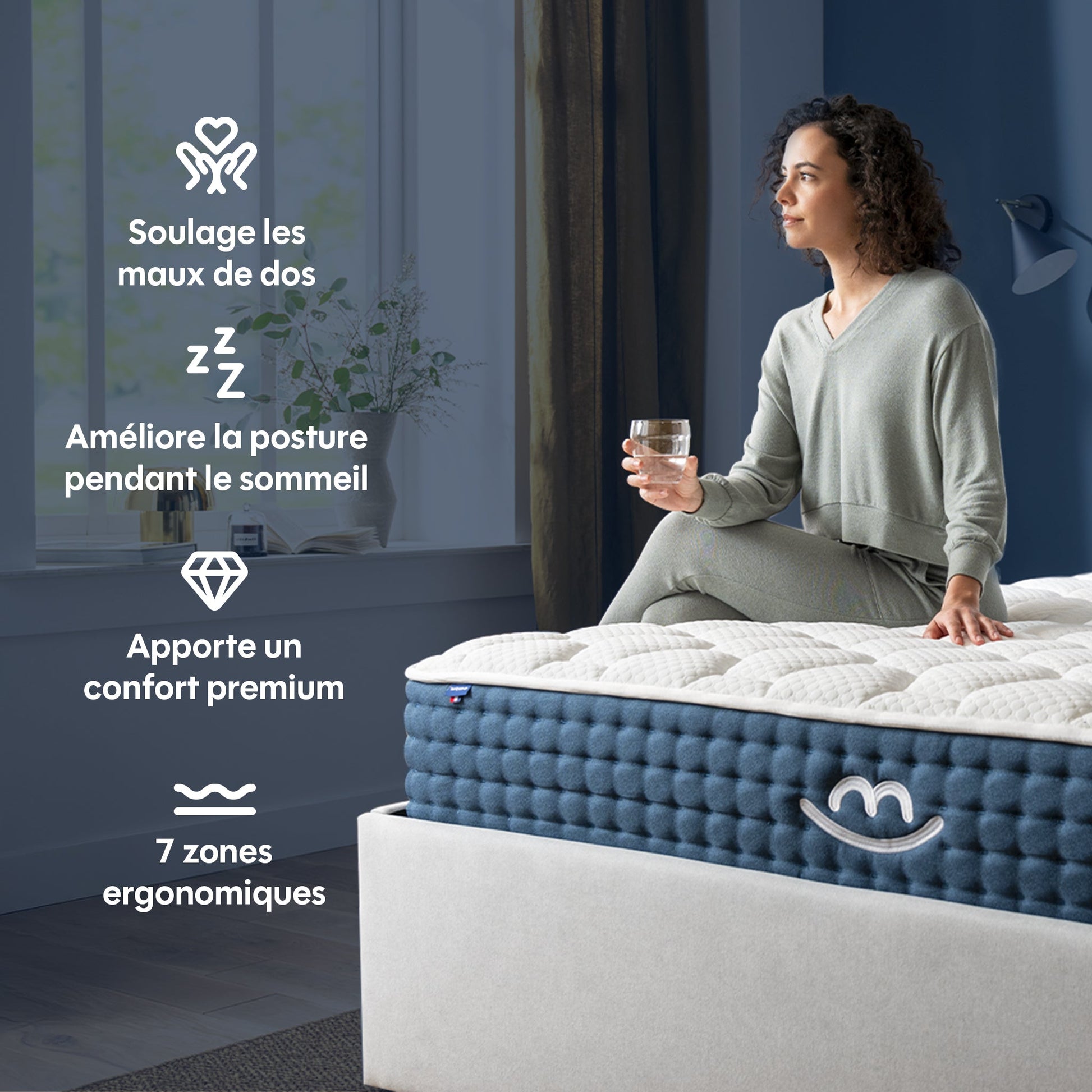 Matelas hybride Jade 