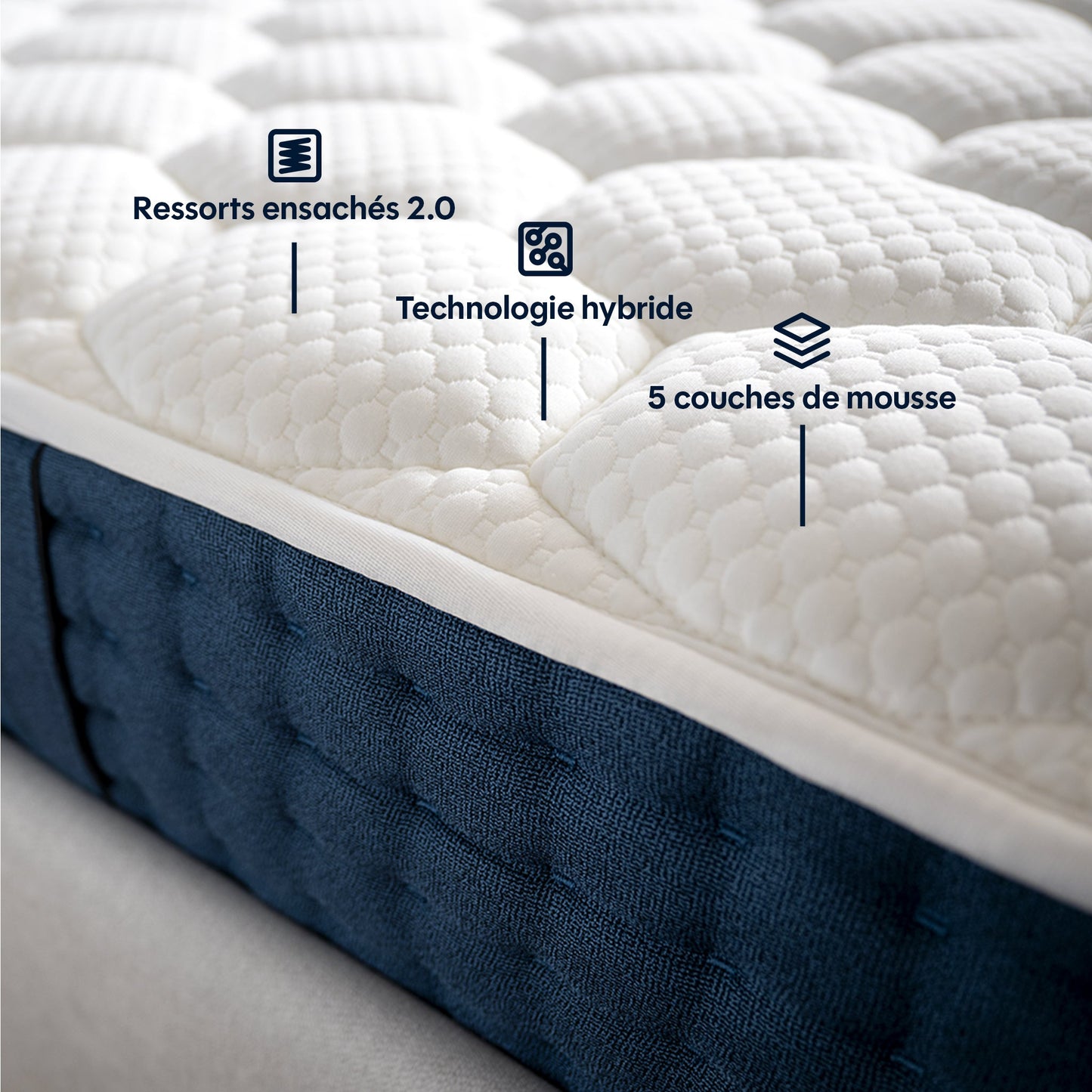 Matelas hybride Jade 