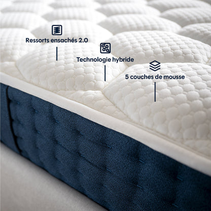 Matelas hybride Jade 
